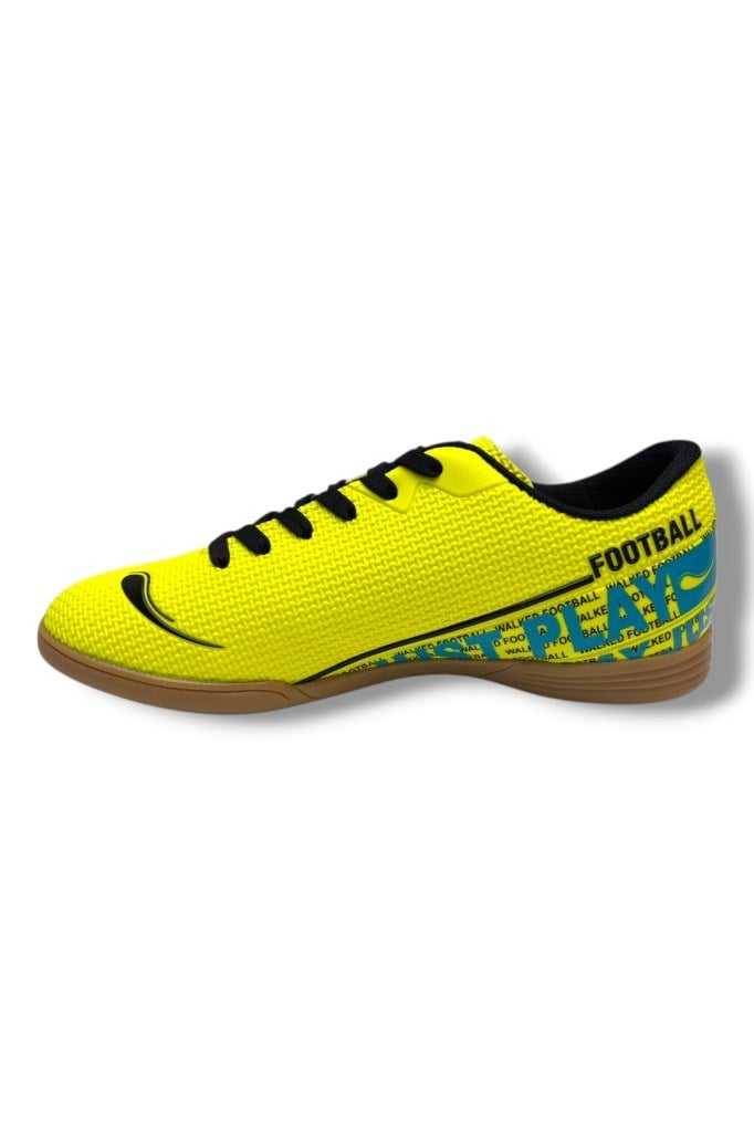 Walked 233-26 Futsal Erkek Salon Futbol Ayakkabı Sarı Siyah