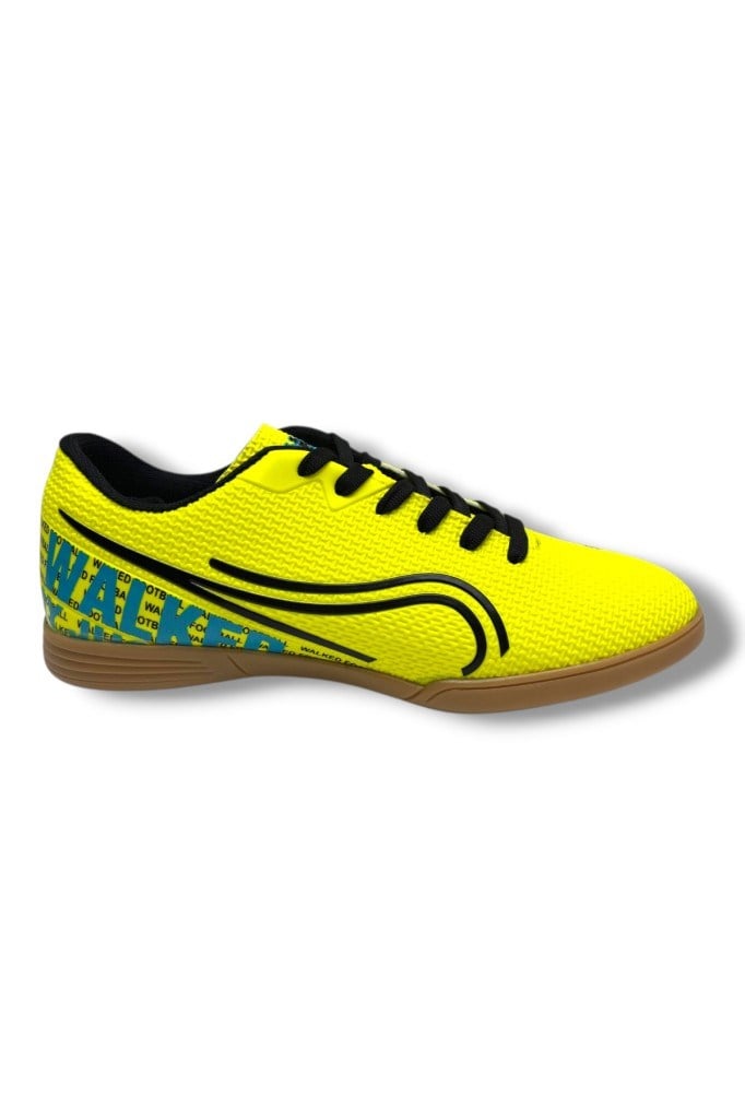 Walked 233-26 Futsal Erkek Salon Futbol Ayakkabı Sarı Siyah