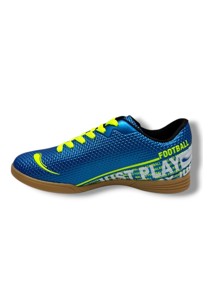 Walked 233-26 Futsal Erkek Salon Futbol Ayakkabı Mavi Sarı