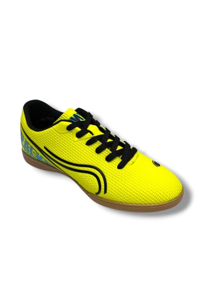 Walked 233-26 Futsal Erkek Salon Futbol Ayakkabı Sarı Siyah