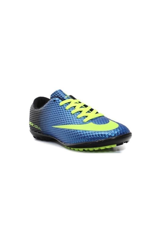Walked 401-25 Çocuk Halı Saha Krampon Mavi Sarı 31-35