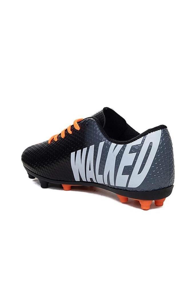 Walked 401-25 Halı Saha Çivili Krampon Siyah Turuncu 36-39