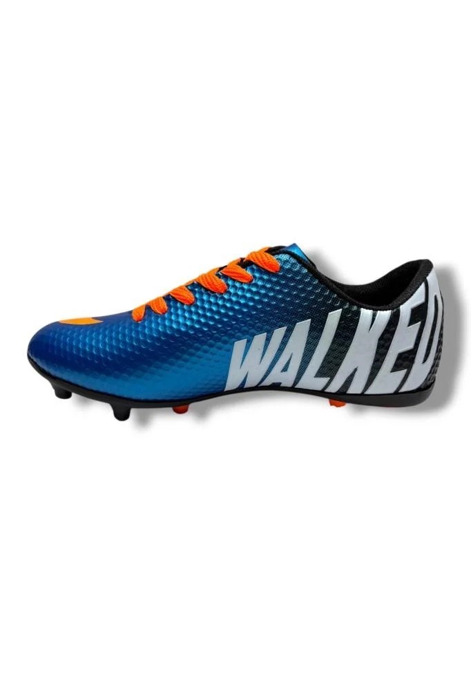 Walked 401-26 Çocuk Çivili Halı Saha Krampon Mavi Turuncu 36-39