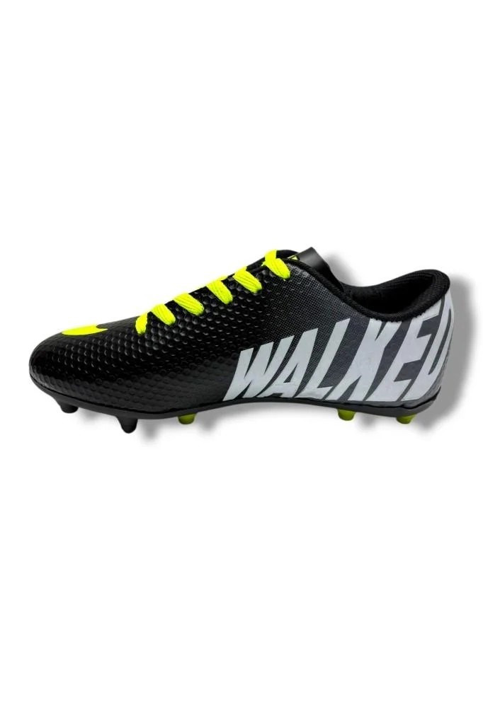 Walked 401-26 Çocuk Çivili Halı Saha Krampon Siyah Sarı 36-39