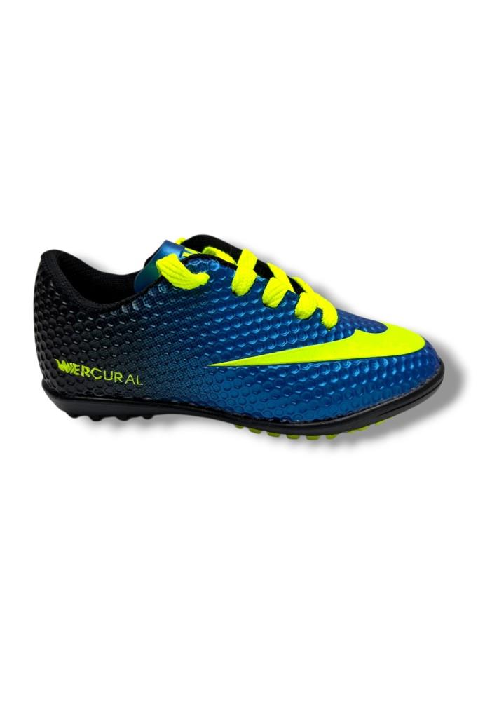 Walked 401-26 Çocuk Halı Saha Ayakkabısı Mavi Sarı 28-32