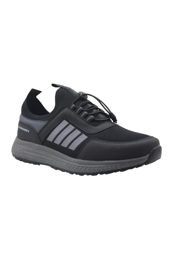 Wanderfull İnfinity 4266-25 Anorak Slip On Erkek Sneaker Siyah Füme