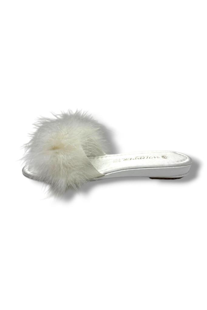 Whipper 9805-26 Fashion Tüylü Kadın Terlik