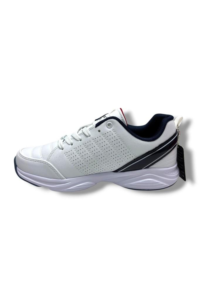 Wickers 2353-26 Cilt Deri  Anatomik Erkek Sneaker Beyaz Laci