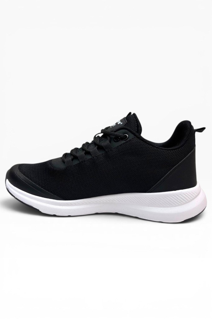 Wickers 2551-26 Anorak Anatomik Taban Bağcıklı Erkek Sneaker Siyah Beyaz