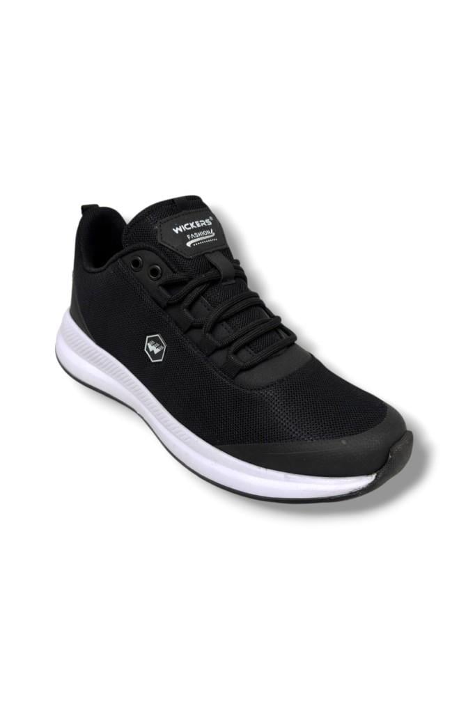 Wickers 2551-26 Anorak Trend Erkek Sneaker Erkek Siyah Beyaz