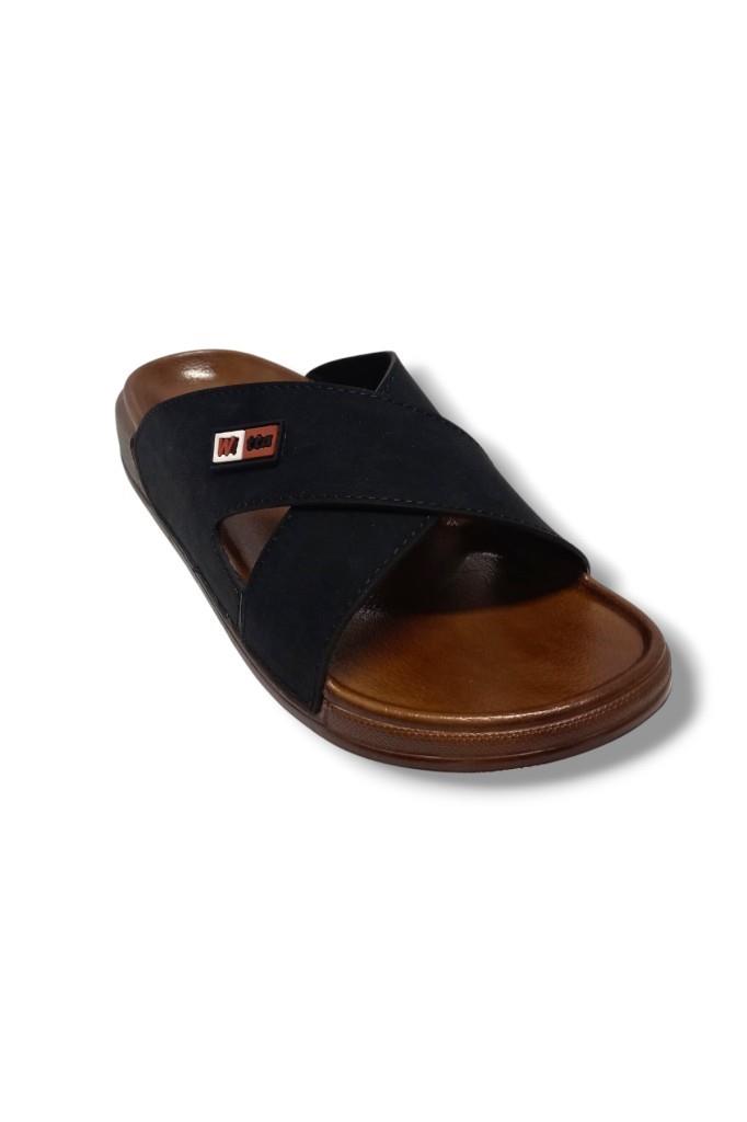 Witta 54202-25 Deri Çapraz Bant Anatomik Erkek Terlik