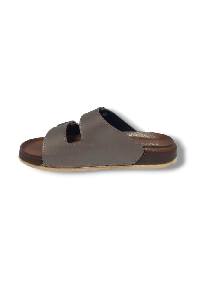 Witta 55201-25 Deri Çift Bant Anatomik Terlik 36-40