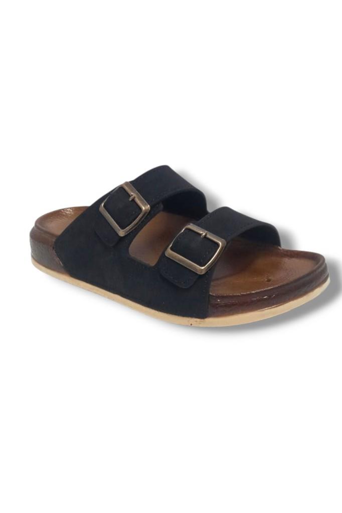 Witta 55201-25 Deri Çift Bant Anatomik Terlik 36-40