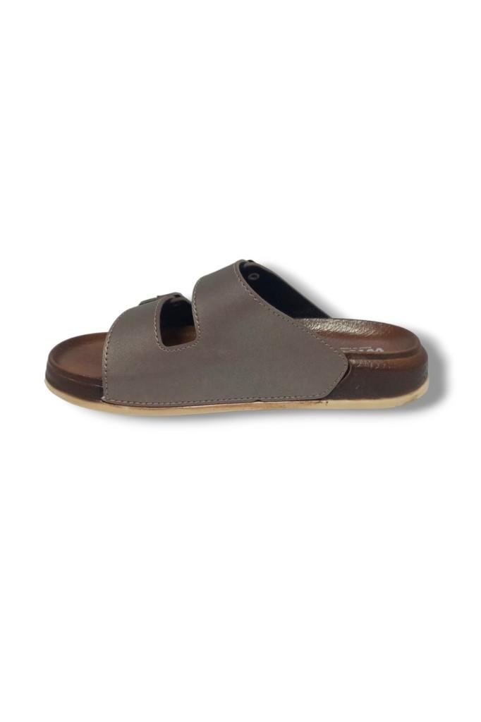 Witta 55201-25 Deri Çift Bant Anatomik Terlik 36-40