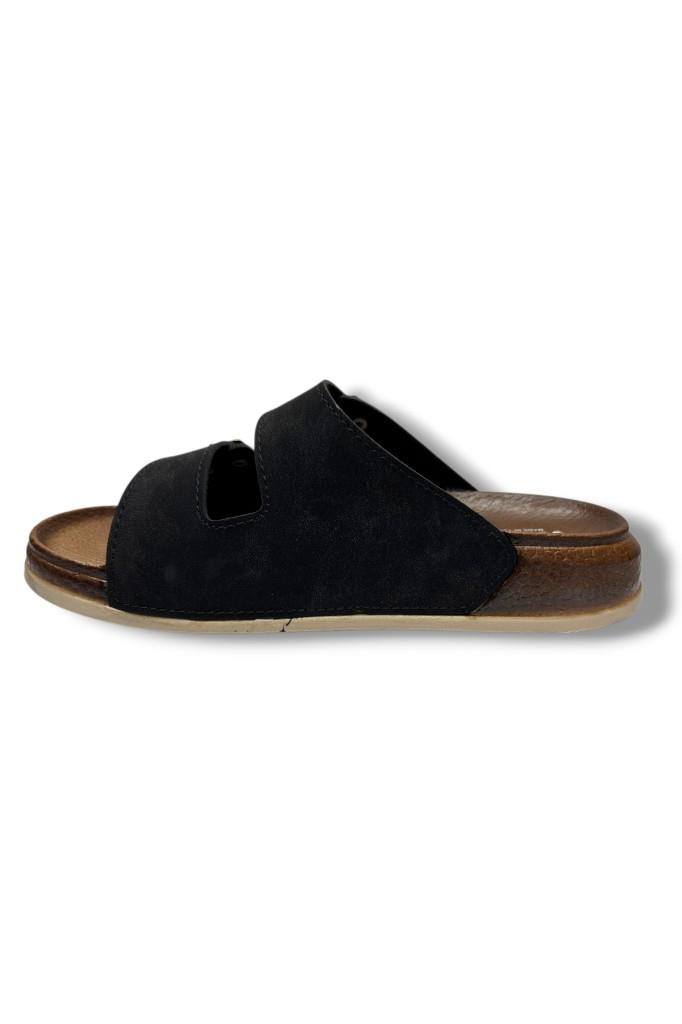 Witta 55201-26 Deri Çift Bant Anatomik Terlik 36-40