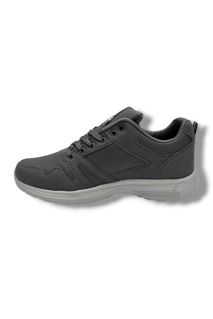 XStep 020-26 Cilt Deri Anatomik Erkek Sneaker Füme Buz
