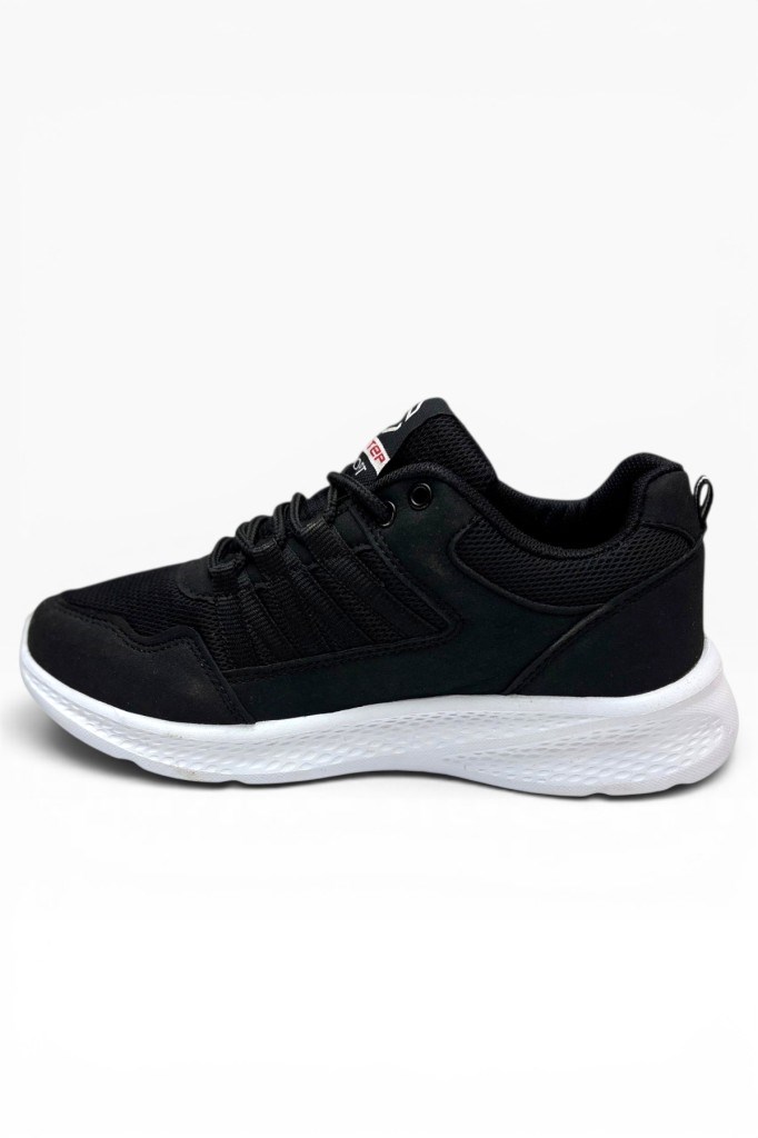 Xstep 2029-26 Anorak Anatomik Kadın Sneaker Siyah Beyaz 36-39