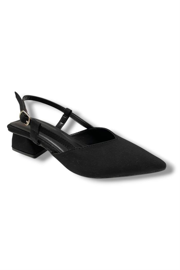 C-Shoes 6004-25 Zara V Ağız Kısa Topuk Kadın Ayakkab