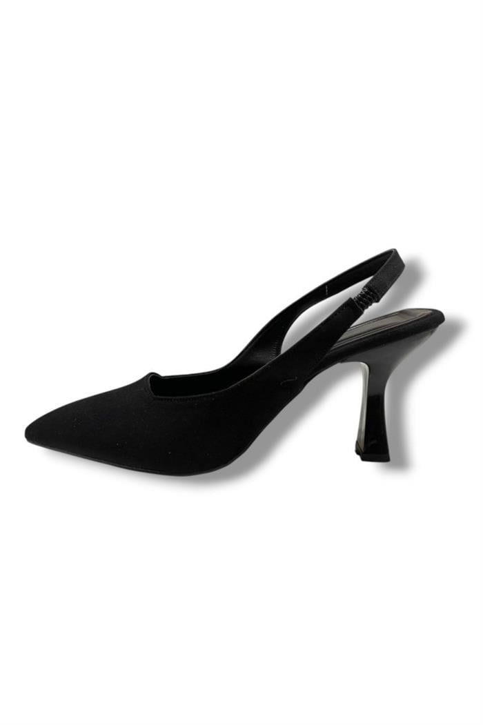 C-Shoes 809-25 Zara Arkası Açık Kısa Topuk Kadın Ayakkabı
