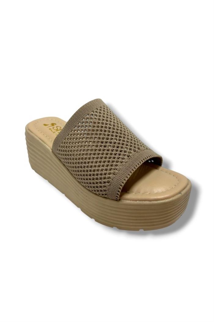 Cakgo 252-25 Triko Anatomik Ultra Soft Dolgu Topuk Kadın Terlik