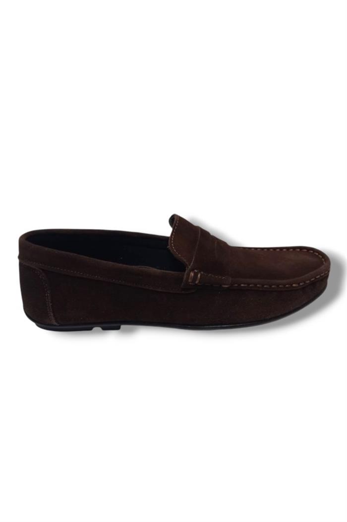Cakgo 321-25 Süet Fiyonklu Loafer Erkek Ayakkabı