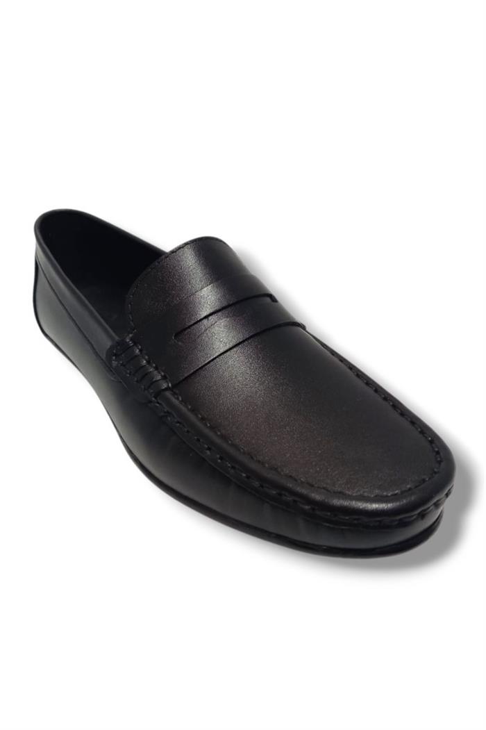 Cakgo 324-25 Hakiki Deri Fiyonklu Loafer Erkek Ayakkabı