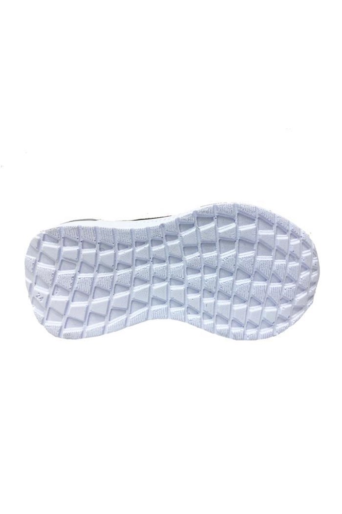 Callion 02-21 Işıklı Deri Cırtlı Patik Çocuk Sneaker Siyah Buz