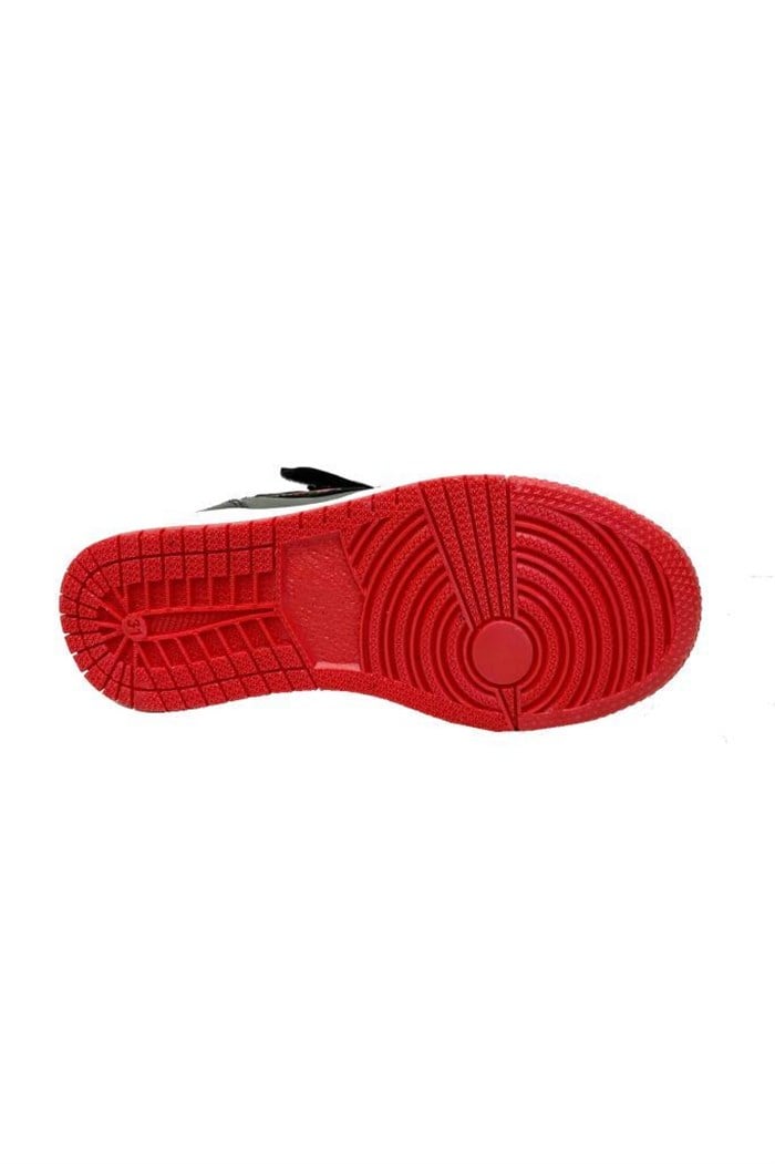 Callion 4067 Deri Sneakers Erkek Çocuk Spor Ayakkabı 31-35 Haki Sarı