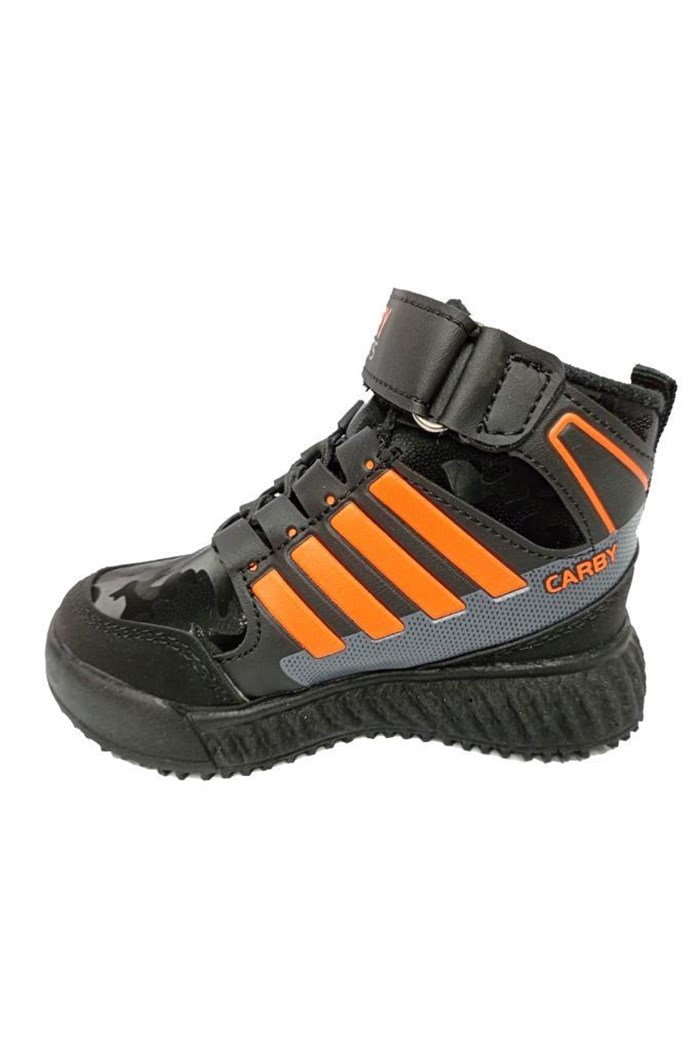 Carby 2021-B Bebe Sneakers Bot Siyah Oranj Füme