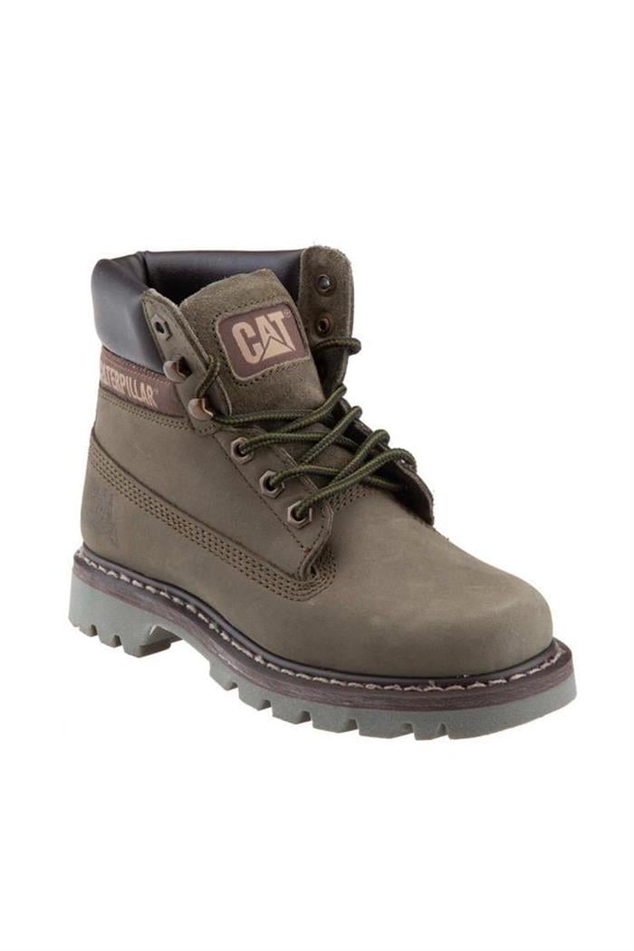 Caterpillar Colorado Hakiki Nubuk Deri Bot 35-40 Dark Olive Nubuk