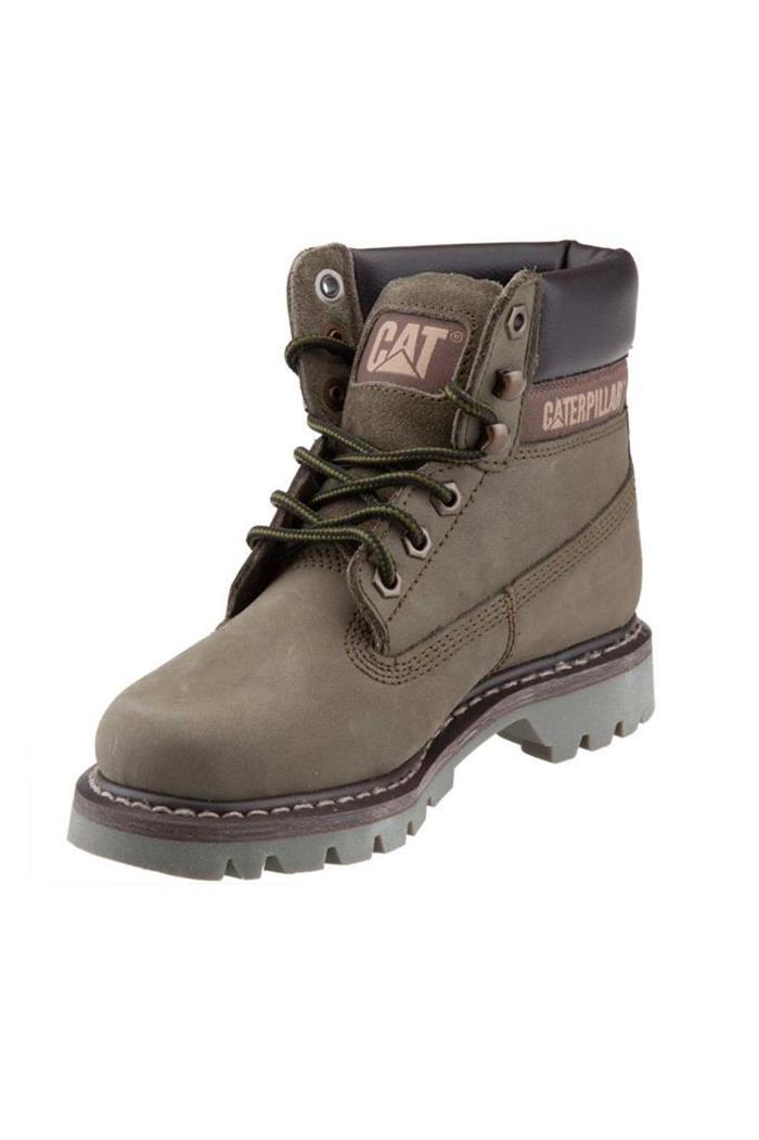 Caterpillar Colorado Hakiki Nubuk Deri Bot 35-40 Dark Olive Nubuk