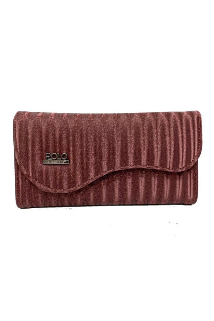 David Polo 903 Accessories Deri Cizgili Kadın Cüzdan