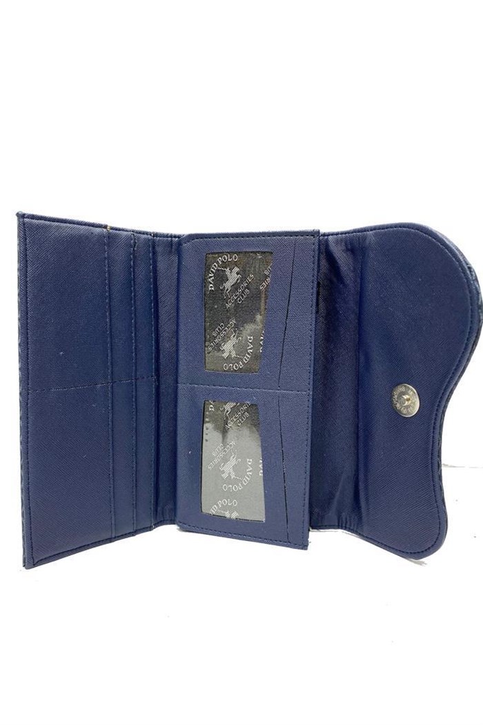 David Polo 903 Accessories Deri Cizgili Kadın Cüzdan