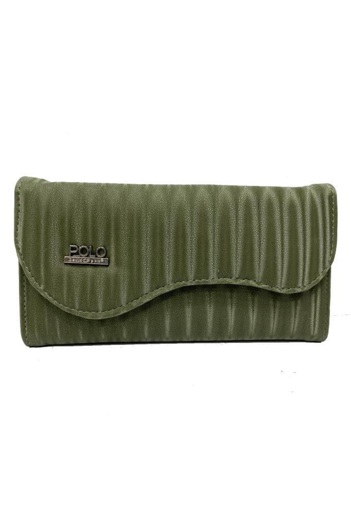 David Polo 903 Accessories Deri Cizgili Kadın Cüzdan