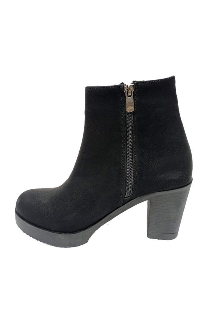 Efsun 2311 Yağlı Deri Fashion Fermuarlı Kadın Bot