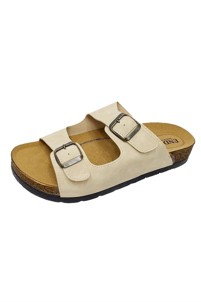 Ender 10101 Ortopedik Fashion Deri Erkek Terlik