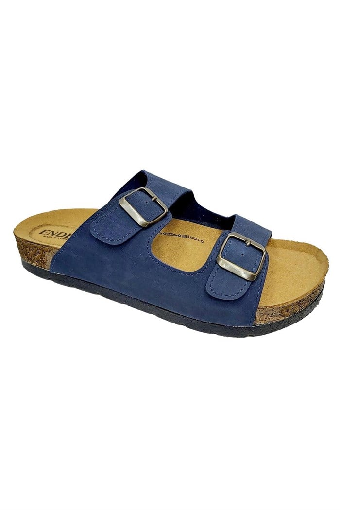 Ender 10101 Ortopedik Fashion Deri Erkek Terlik
