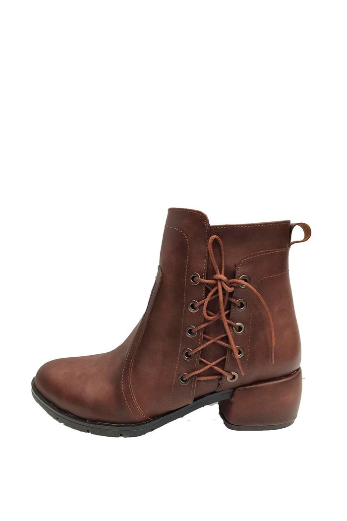 Erbay 502 Deri Trend Fashion Kadın Bot
