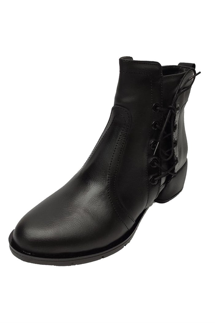 Erbay 502 Deri Trend Fashion Kadın Bot