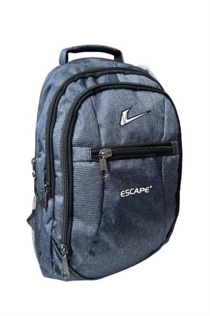 Escape 307-24  Laptop Bölmeli Ekose Desen Sırt Çanta