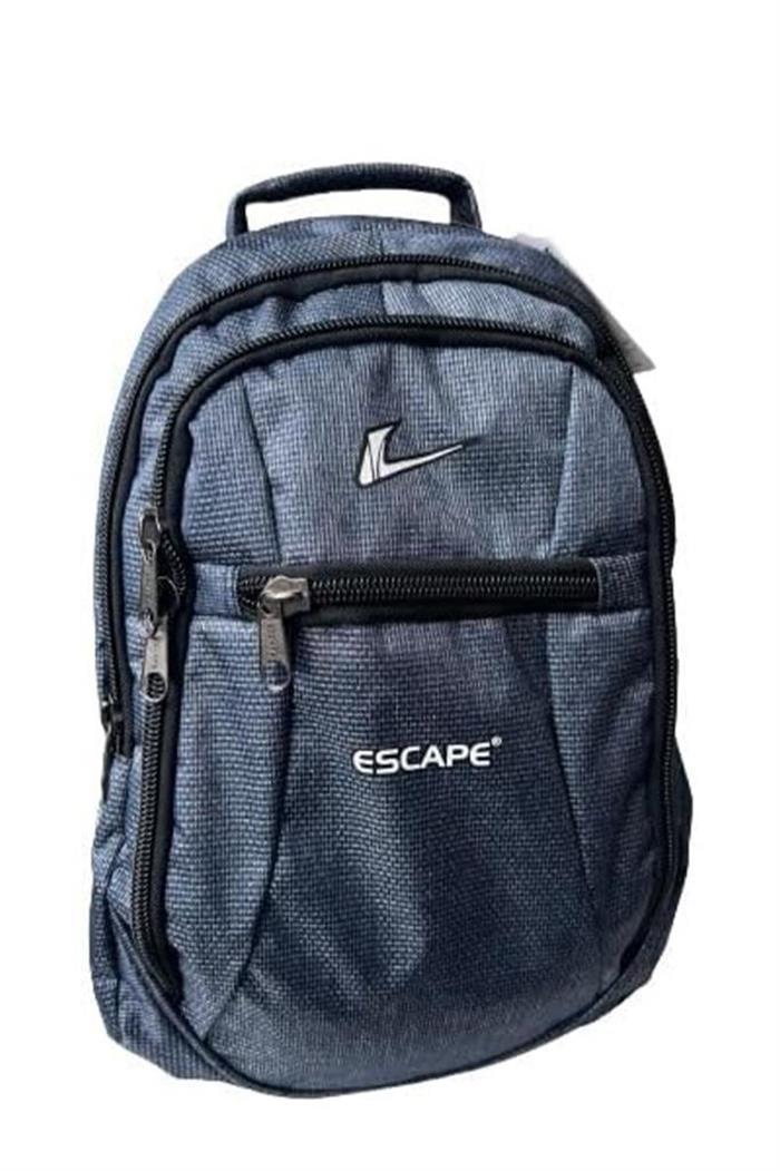Escape 307-24  Laptop Bölmeli Ekose Desen Sırt Çanta