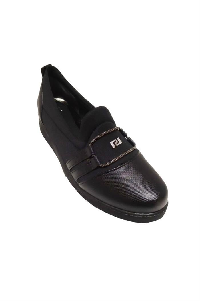 Exclusive Oi-3967 Deri Anatomik Dolgu Topuklu Kadın Ayakkabı