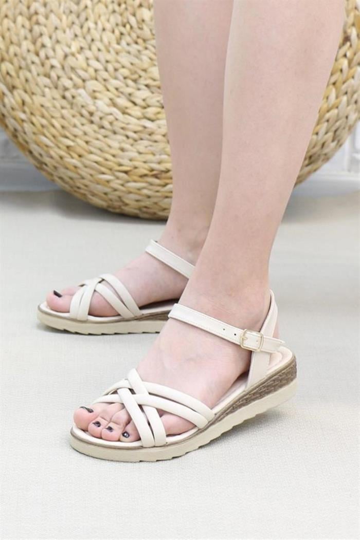 Fancy 203-23 Deri Fashion Kadın Sandalet