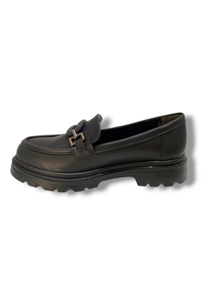 Fancy 816-25 Deri Anatomik Sıfır Tokalı Loafer Kadın Ayakkabı