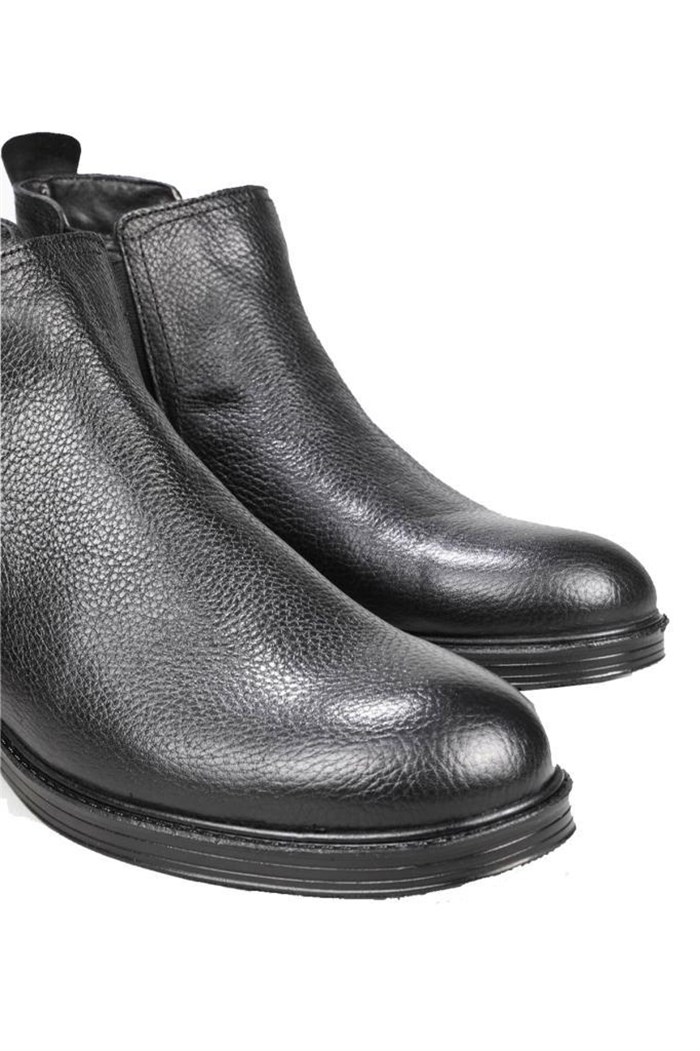 Fix 3186 Baskı Hakiki Deri Kürklü Fashion Erkek Bot