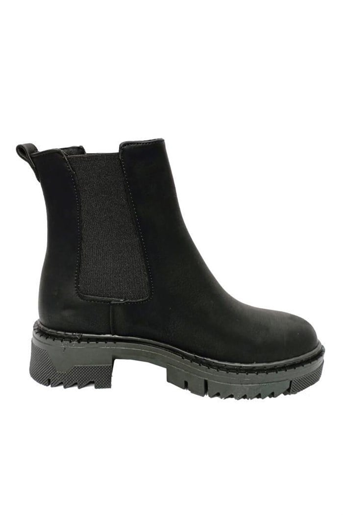 Fix 6011 Yağlı Deri Trend Fashion Kadın Bot