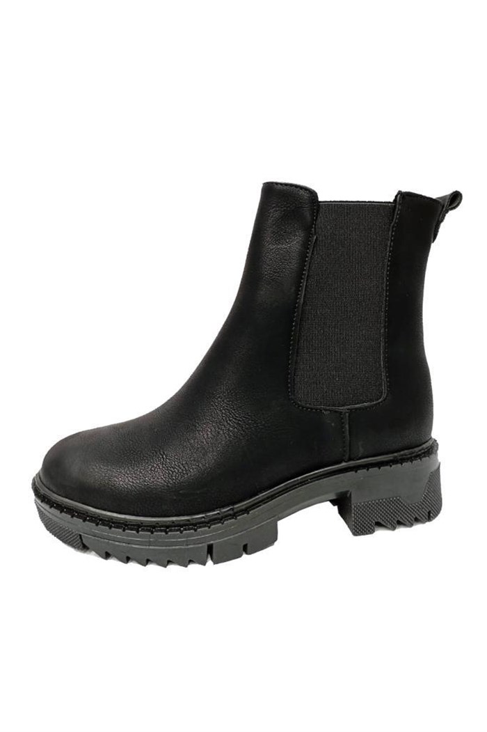 Fix 6011 Yağlı Deri Trend Fashion Kadın Bot