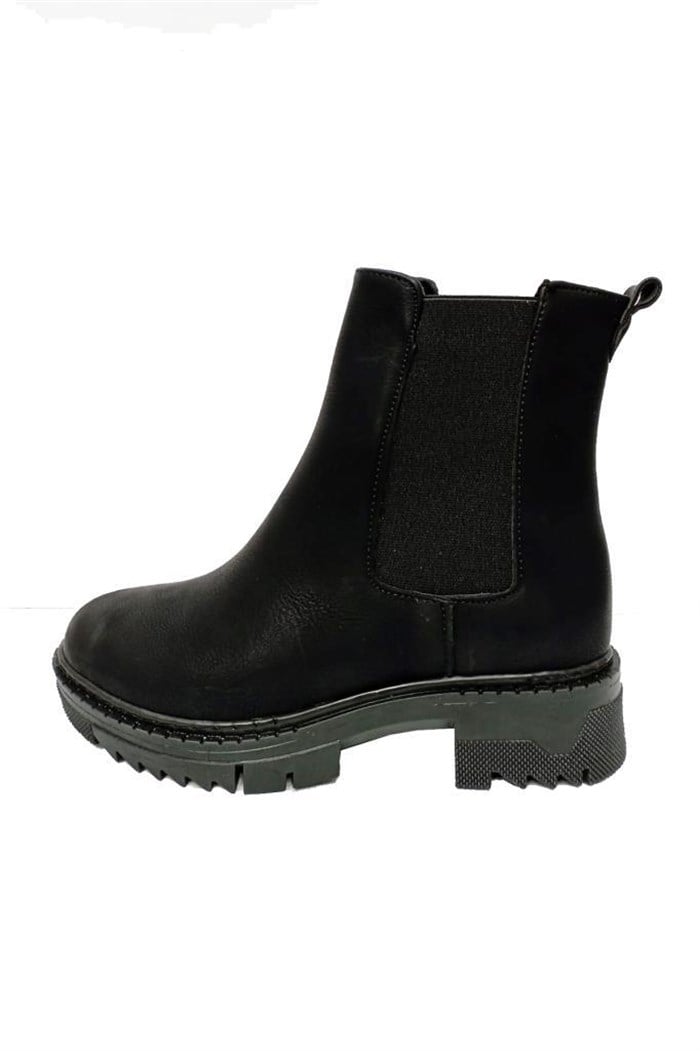 Fix 6011 Yağlı Deri Trend Fashion Kadın Bot