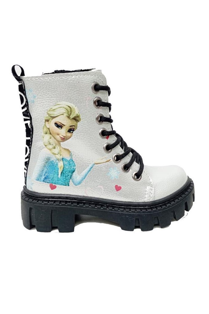 Fix Kids 9603-1 Parlak Deri Elsa Fashion Kız Çocuk Bot