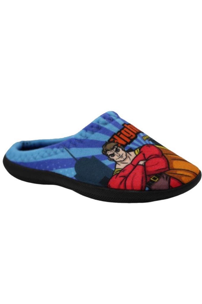 Gezer 13599 Temal Kumaş Erkek Çocuk Halı Terlik 30-35